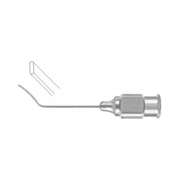 Fukasaku Lasik Cannula Low Profile Tip - End Opening Stainless Steel, Gauge 23